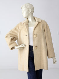 vintage 50s wool blanket coat