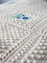 vintage knit blanket