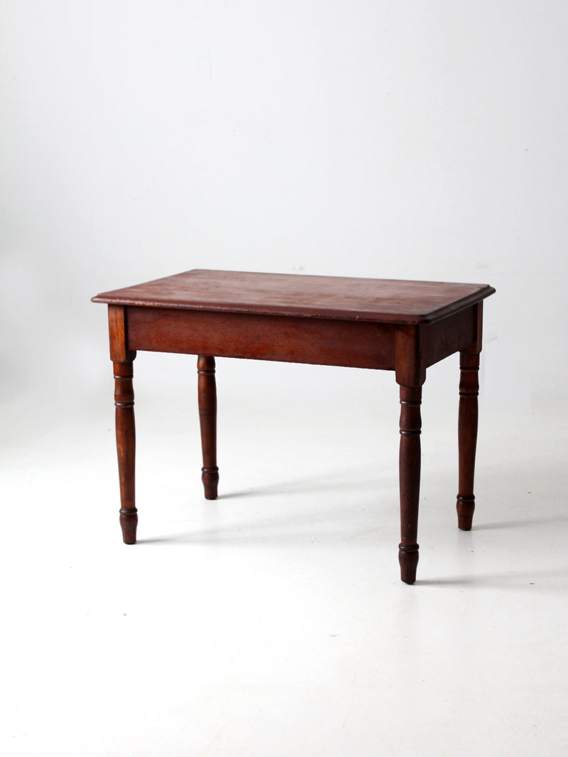antique wood serving table