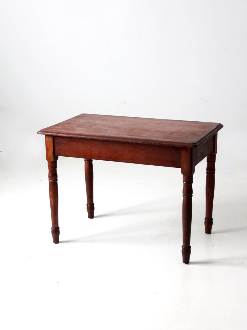 antique wood serving table