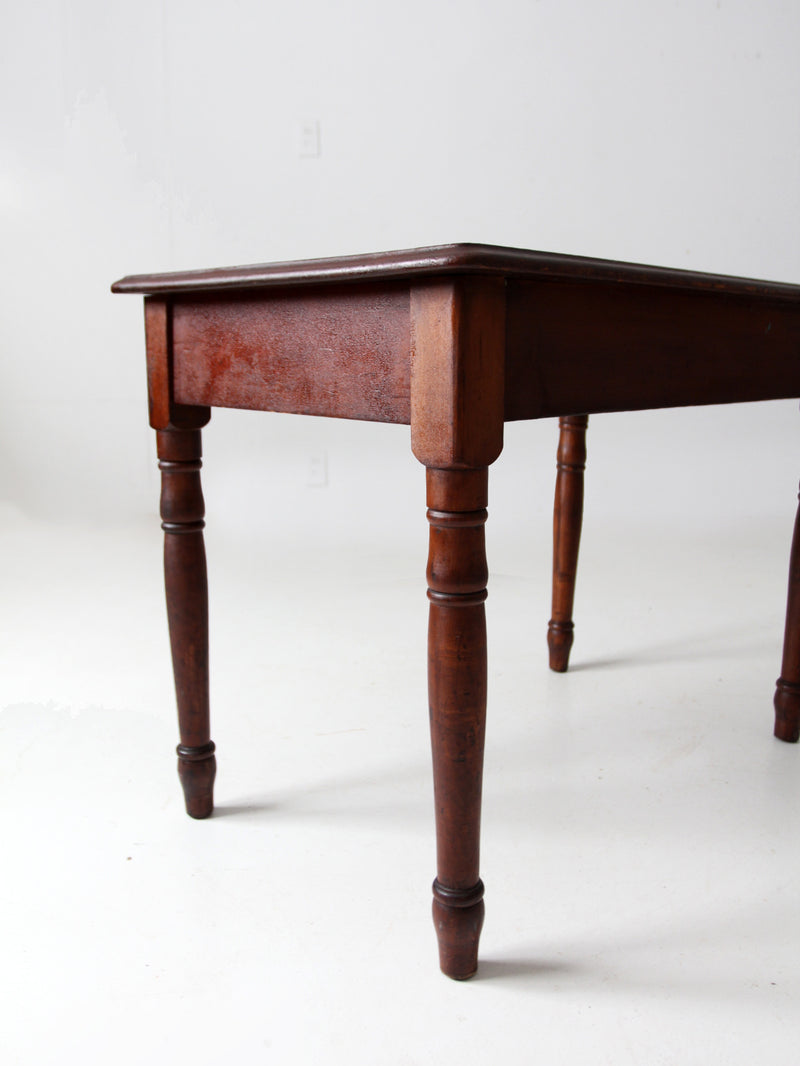 antique wood serving table