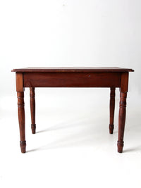 antique wood serving table