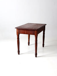 antique wood serving table