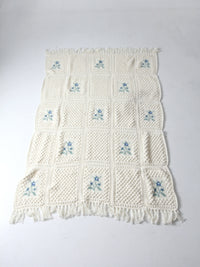 vintage knit blanket