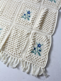 vintage knit blanket