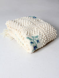 vintage knit blanket