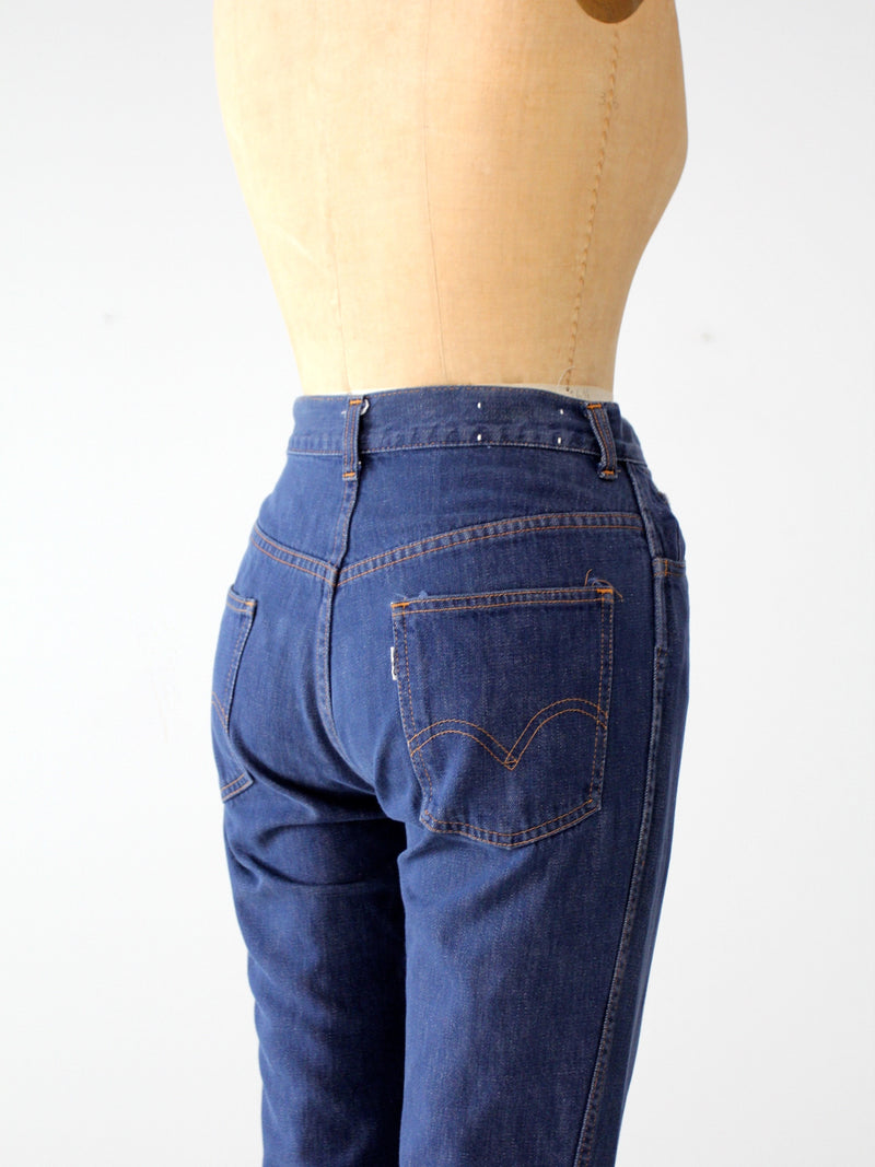vintage 60s Levi's for Gals denim jeans, 28 x 31
