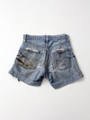 vintage Levi's big E denim shorts, W 28