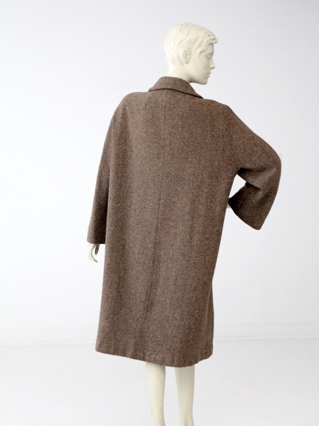 vintage 50s wool swing coat
