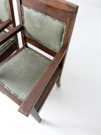 antique Masonic chairs set of 6