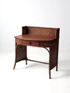 vintage Heywood-Wakefield wicker desk