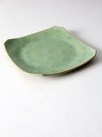 vintage studio pottery plate