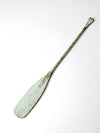 vintage painted wooden oar