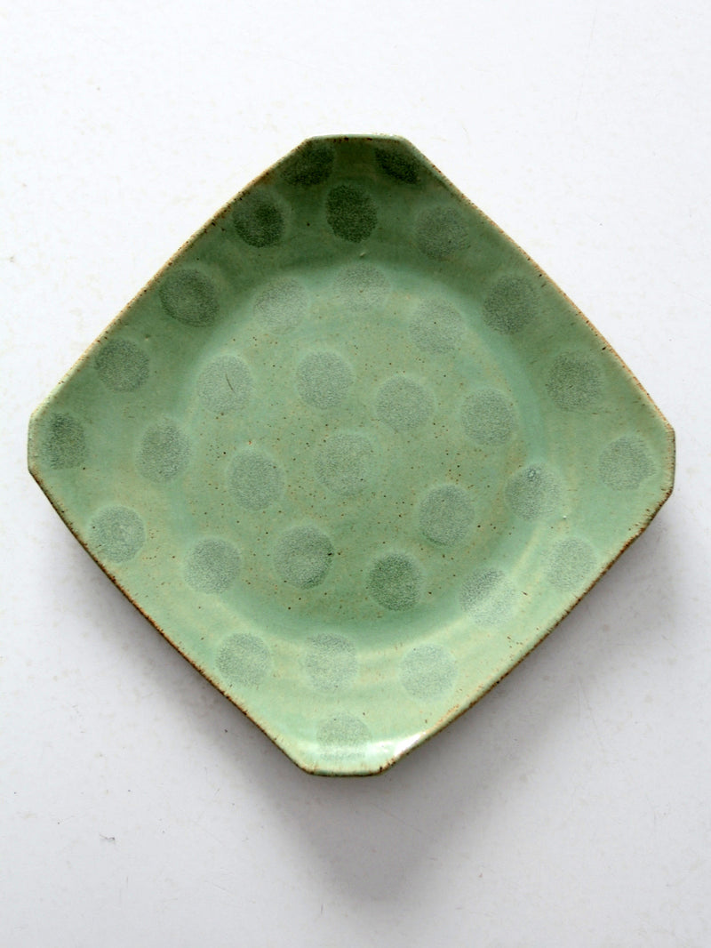 vintage studio pottery plate