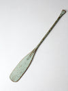 vintage painted wooden oar