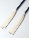 vintage painted wooden oars pairs