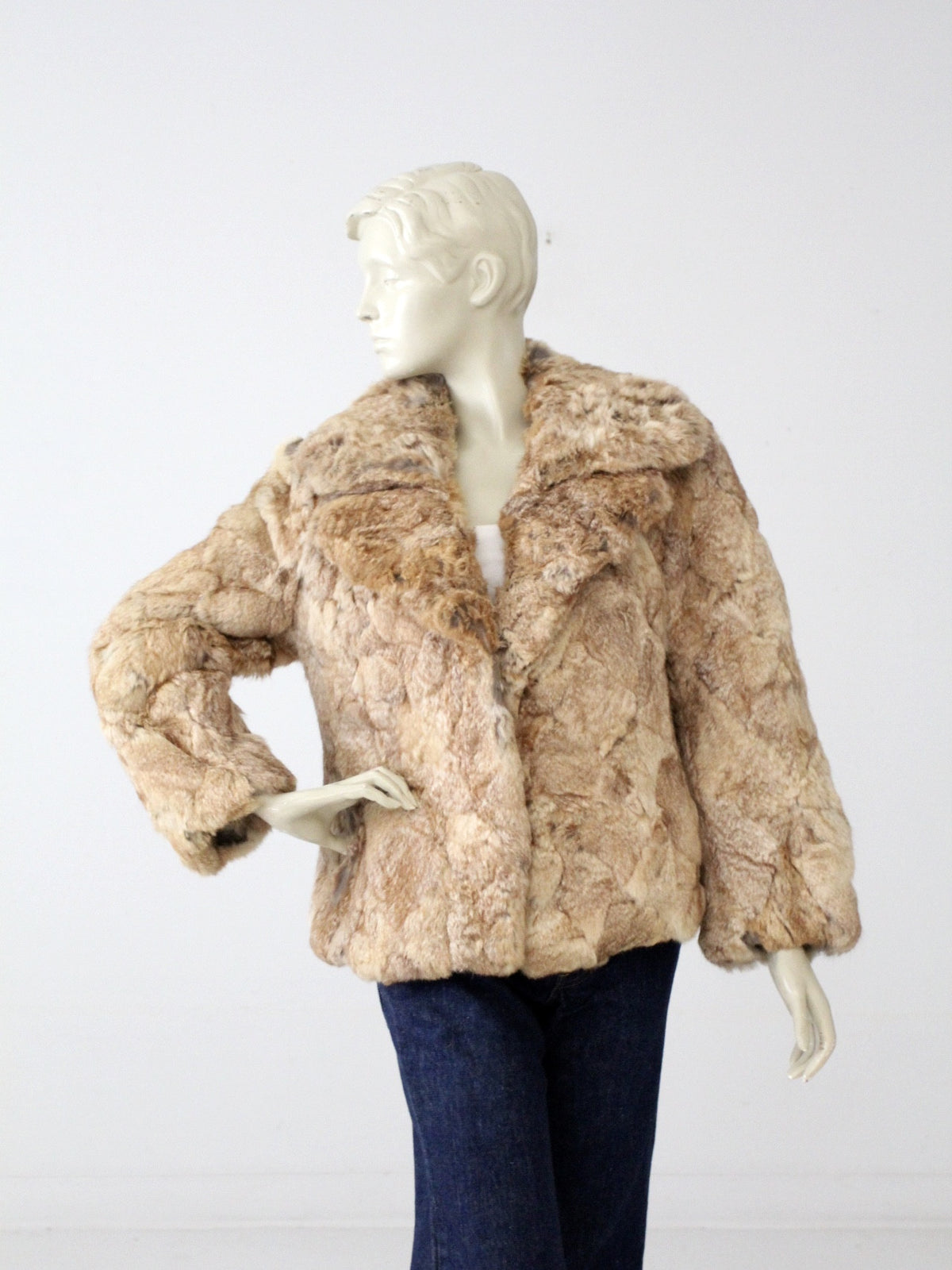 vintage 70s rabbit fur coat – 86 Vintage