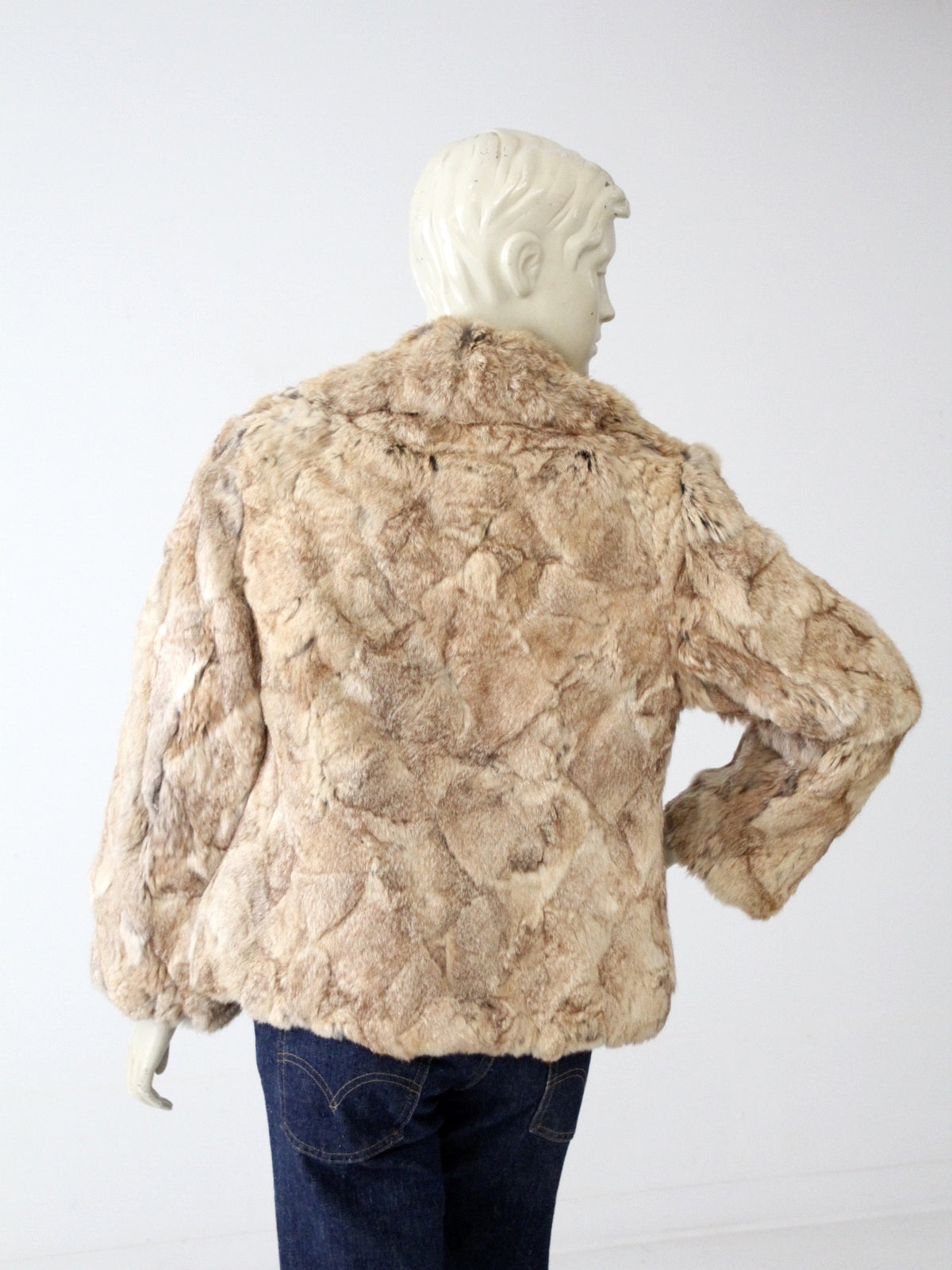 Old Rabbit Coat vintage 70s rabbit fur coat – 86 Vintage