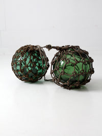 antique glass fishing floats