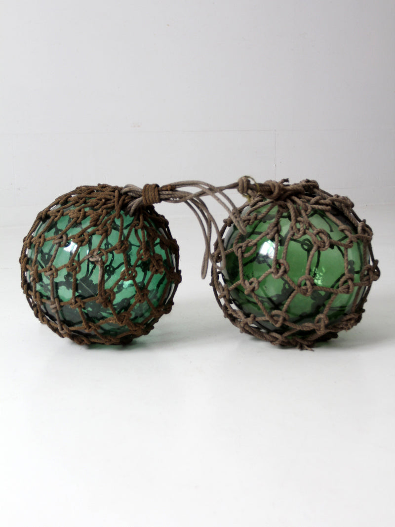 antique glass fishing floats