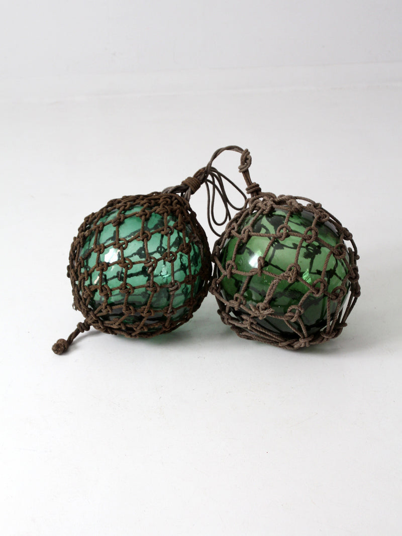 antique glass fishing floats