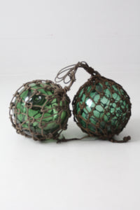 antique glass fishing floats