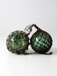 antique glass fishing floats