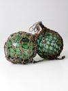 antique glass fishing floats