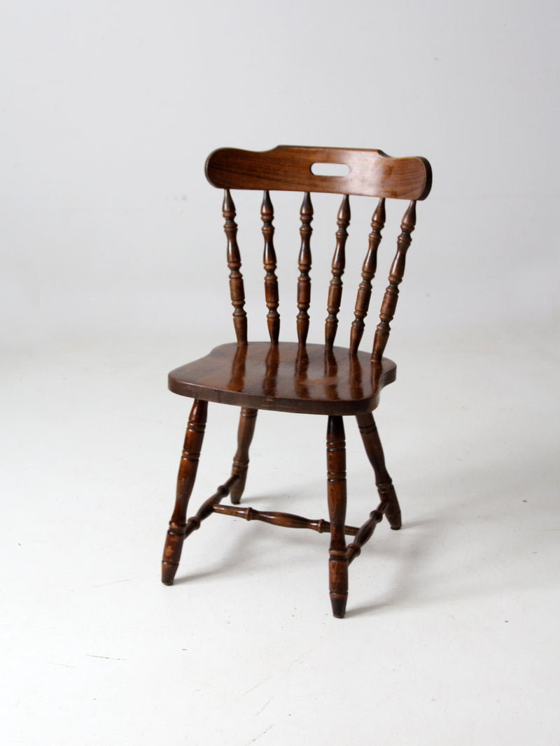 vintage wood pub style chair