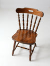 vintage wood pub style chair