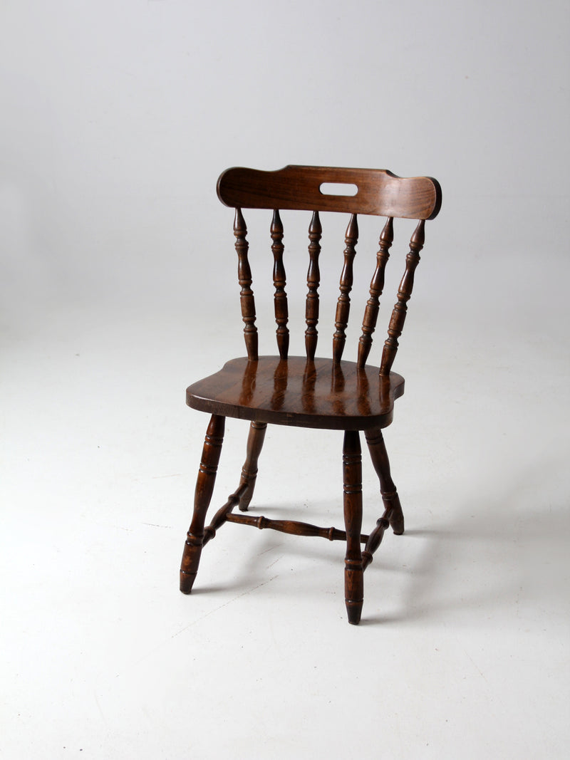 vintage wood pub style chair