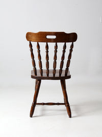 vintage wood pub style chair