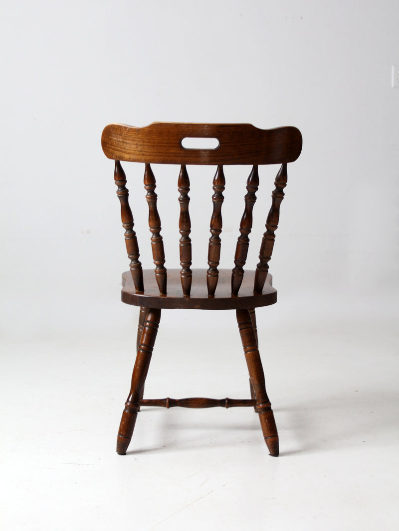 vintage wood pub style chair