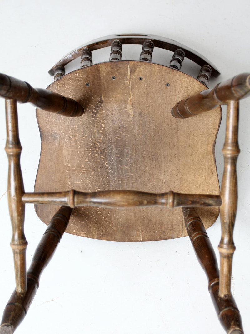 vintage wood pub style chair