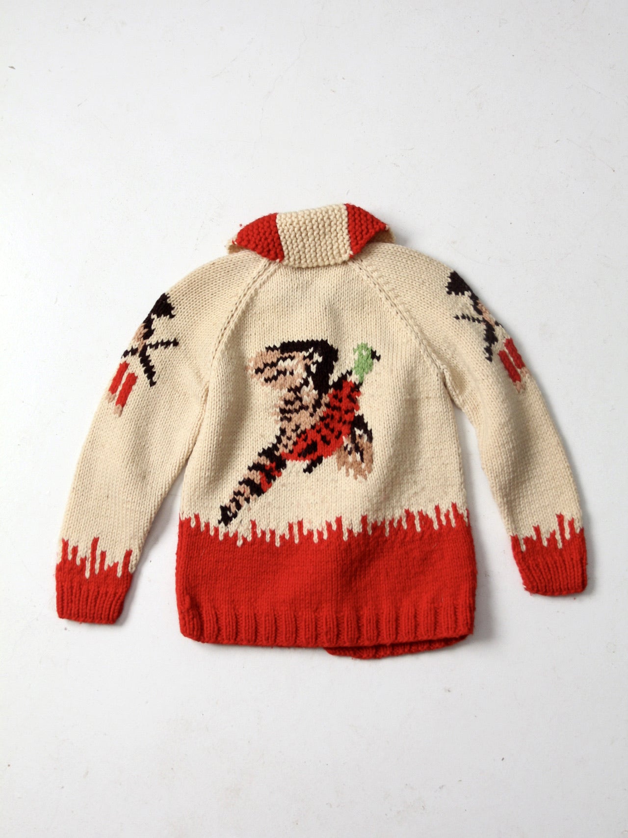 vintage cowichan style sweater