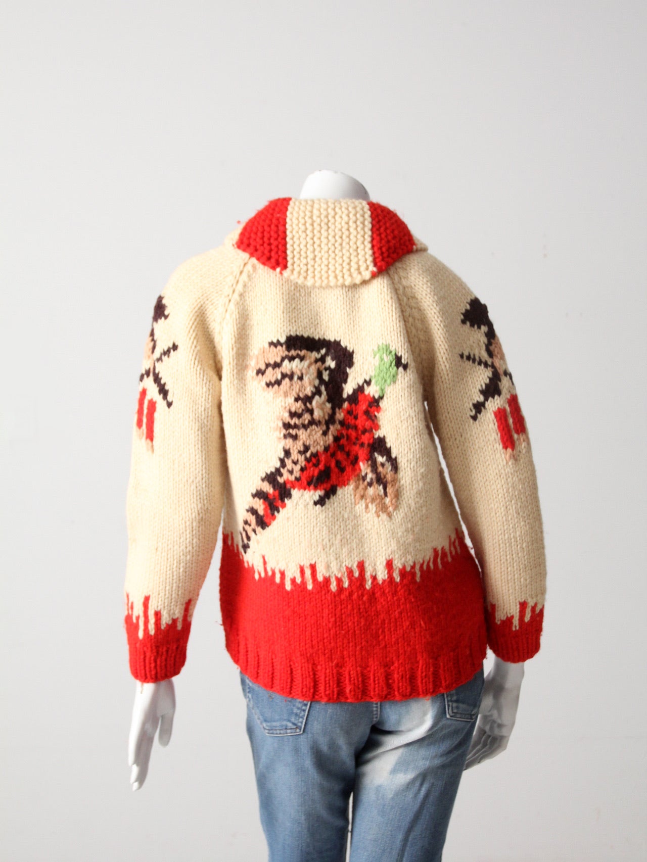 vintage cowichan style sweater – 86 Vintage