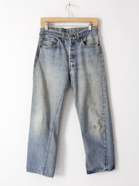 Levis 501 red line selvedge denim jeans ca 1969, 30 x 27