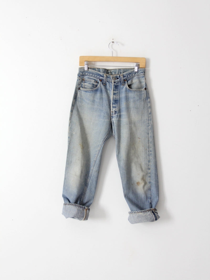 Levis 501 red line selvedge denim jeans ca 1969, 30 x 27