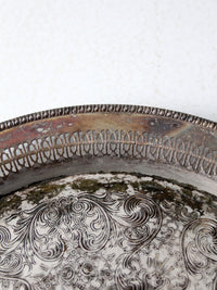 vintage WM Rogers silver plate tray