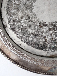 vintage WM Rogers silver plate tray