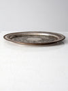 vintage WM Rogers silver plate tray