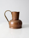 vintage Dutch copper ewer