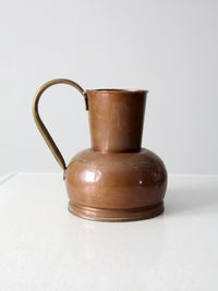 vintage Dutch copper ewer