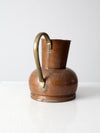 vintage Dutch copper ewer