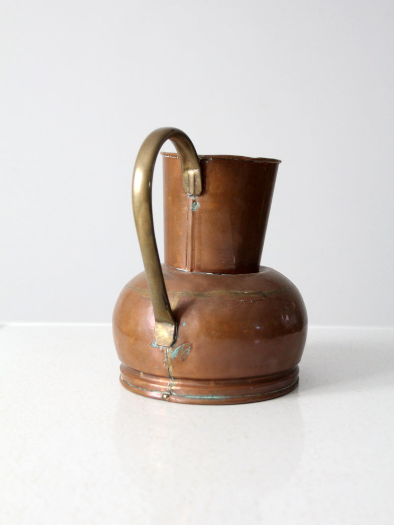 vintage Dutch copper ewer
