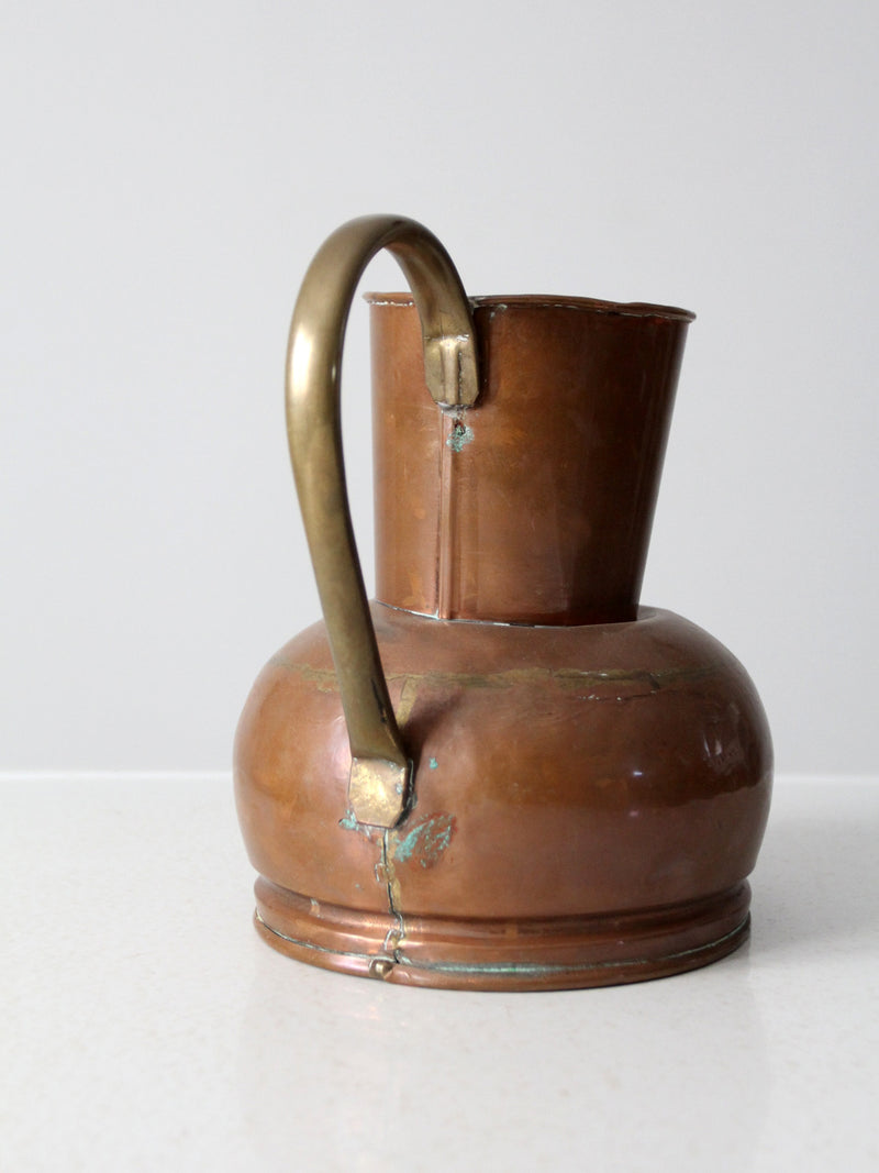 vintage Dutch copper ewer