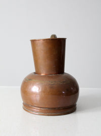 vintage Dutch copper ewer