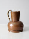 vintage Dutch copper ewer