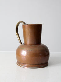vintage Dutch copper ewer