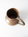 vintage Dutch copper ewer
